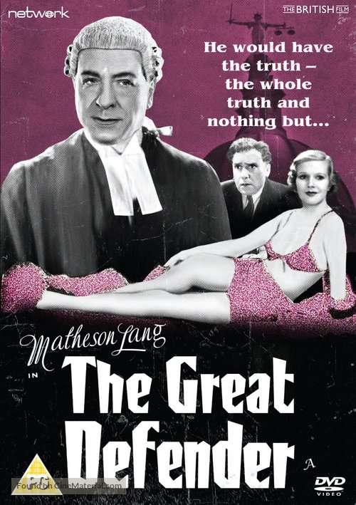 The Great Defender - British DVD movie cover