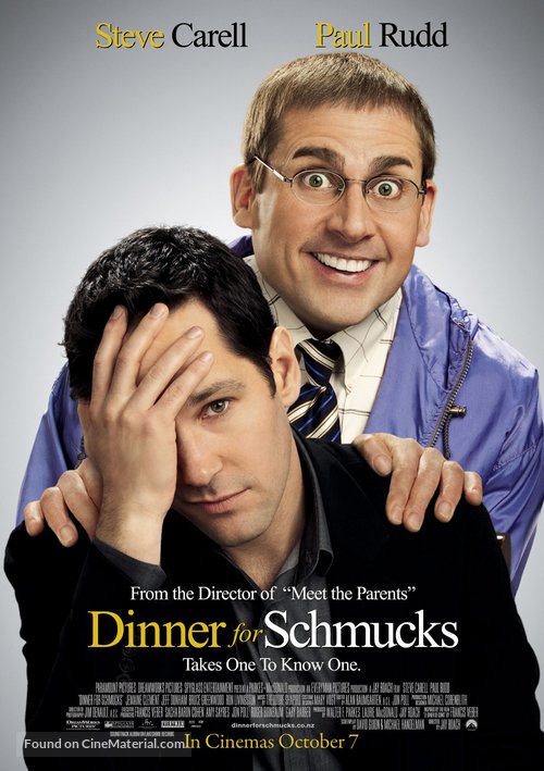 Dinner for Schmucks - New Zealand Movie Poster