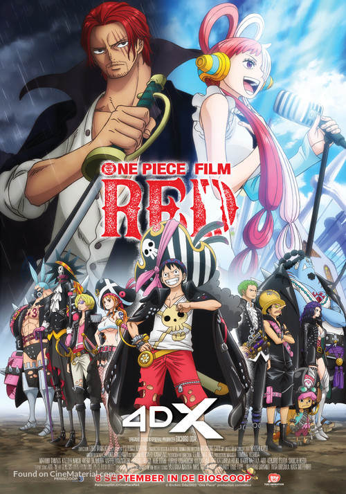 One Piece Film: Red - Dutch Movie Poster