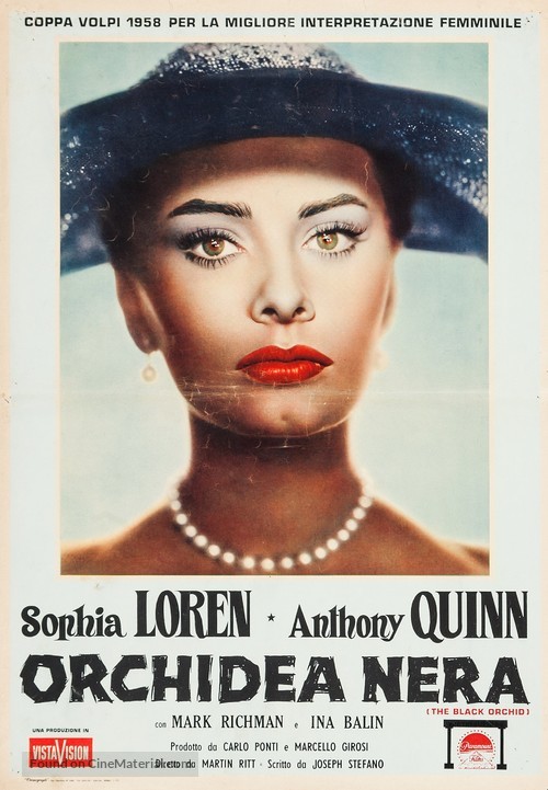 The Black Orchid - Italian Movie Poster