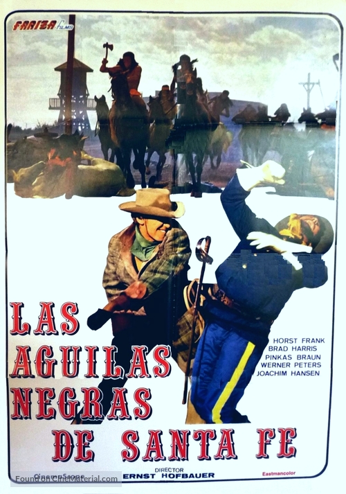 Schwarzen Adler von Santa Fe, Die - Spanish Movie Poster