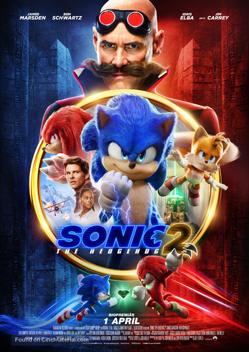 Sonic the Hedgehog 2 - Swedish Movie Poster