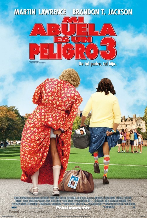 Big Mommas: Like Father, Like Son - Colombian Movie Poster