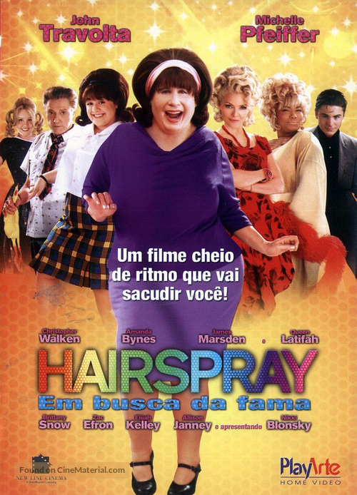 Hairspray - Brazilian DVD movie cover