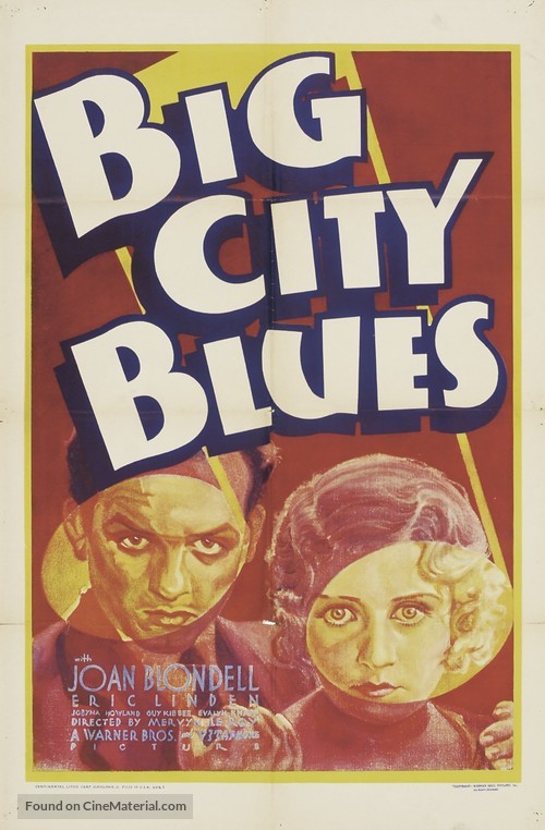 Big City Blues - Theatrical movie poster