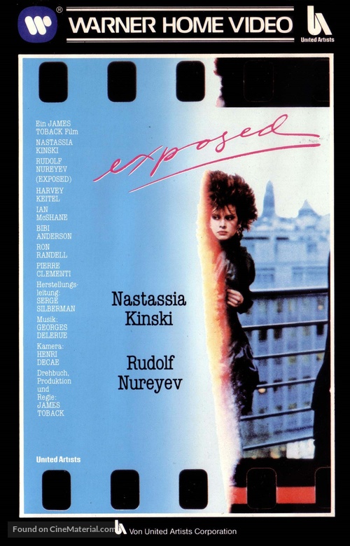 Exposed - German VHS movie cover