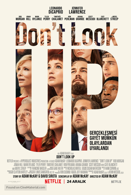 Don&#039;t Look Up - Turkish Movie Poster