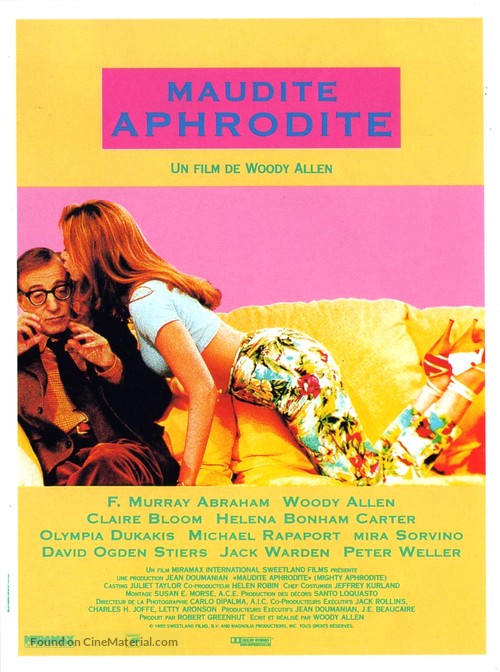 Mighty Aphrodite - French Movie Poster