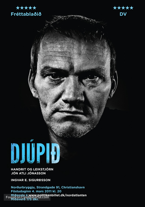 Dj&uacute;pi&eth; - Danish Movie Poster