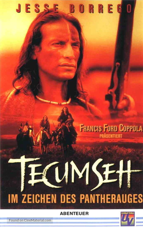 Tecumseh: The Last Warrior - German VHS movie cover