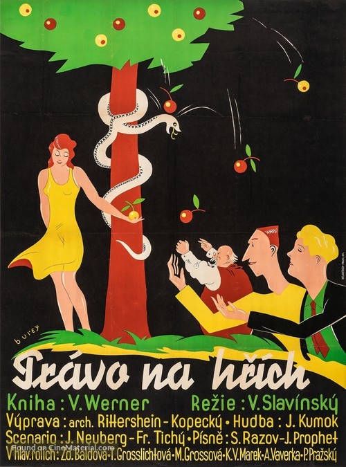 Pr&aacute;vo na hr&iacute;ch - Czech Movie Poster