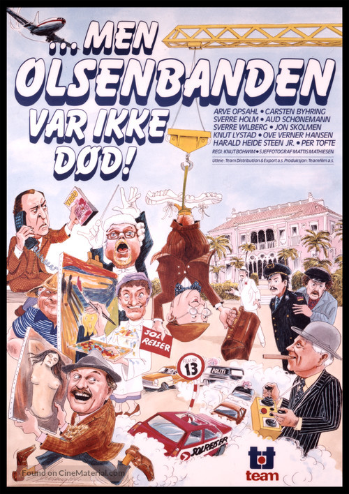 &#039;Men Olsenbanden var ikke d&oslash;d!&#039; - Norwegian Movie Poster