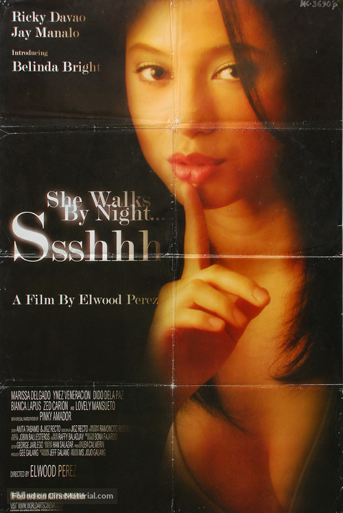 Ssshhh... She Walks by Night - Philippine Movie Poster
