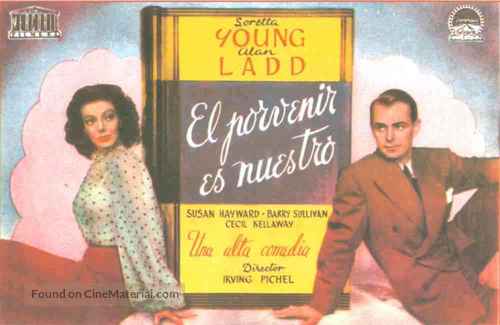 And Now Tomorrow - Spanish Movie Poster