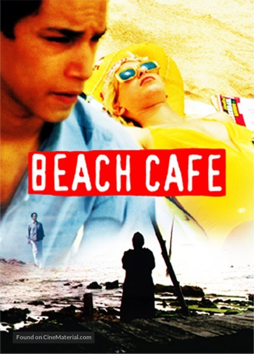 Caf&eacute; de la plage - French poster