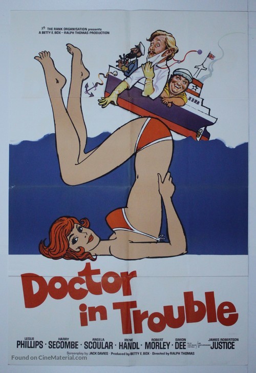 Doctor in Trouble - British Movie Poster