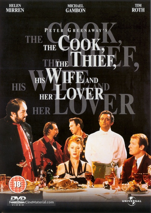 The Cook the Thief His Wife &amp; Her Lover - British DVD movie cover