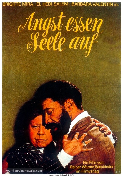 Angst essen Seele auf - German Movie Poster