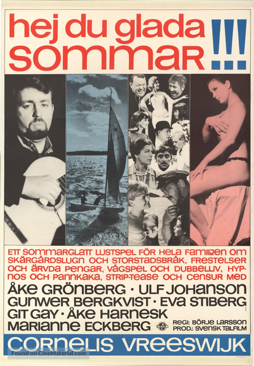 Hej du glada sommar!!! - Swedish Movie Poster
