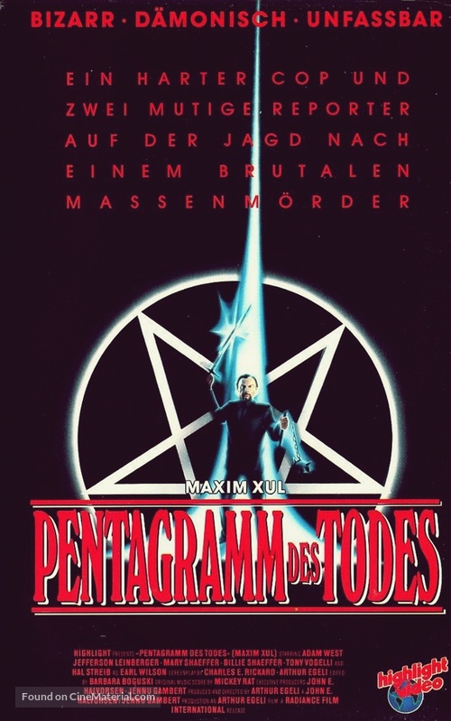 Maxim Xul - German VHS movie cover