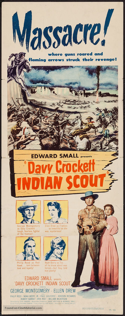 Davy Crockett, Indian Scout - Movie Poster