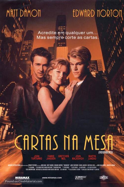 Rounders - Brazilian Theatrical movie poster
