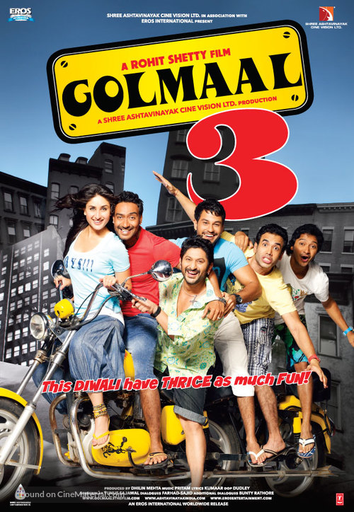 Golmaal 3 - Indian Movie Poster