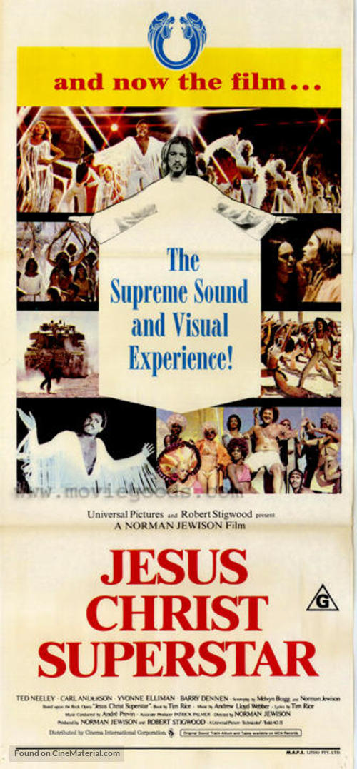 Jesus Christ Superstar - Australian Movie Poster