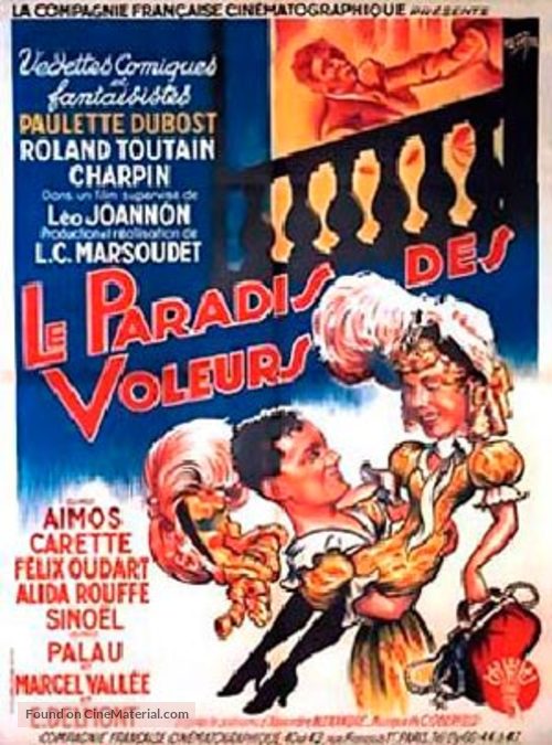 Le paradis des voleurs - French Movie Poster