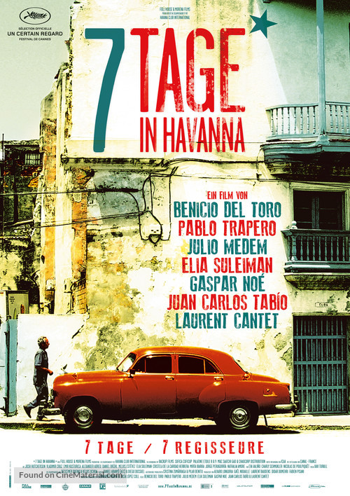 7 d&iacute;as en La Habana - German Movie Poster