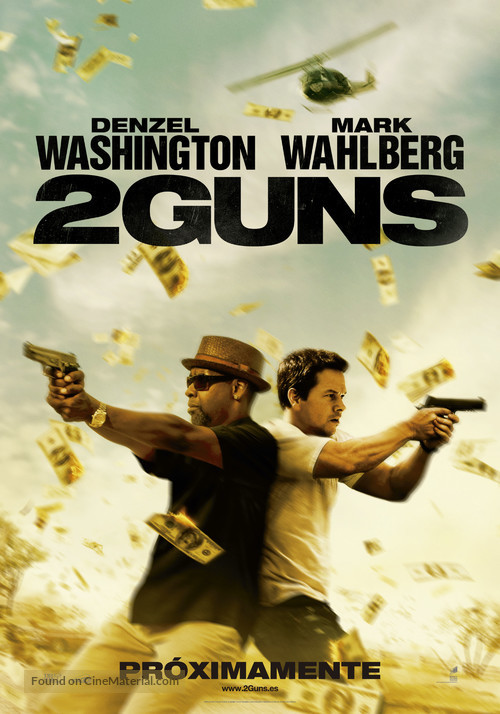 2 Guns - Spanish Movie Poster