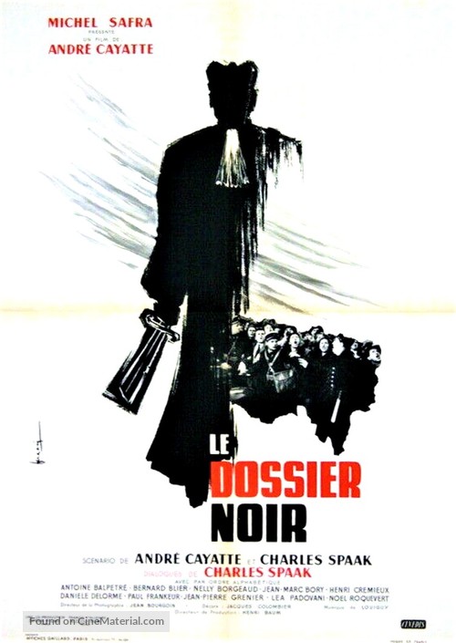 Le dossier noir - French Movie Poster