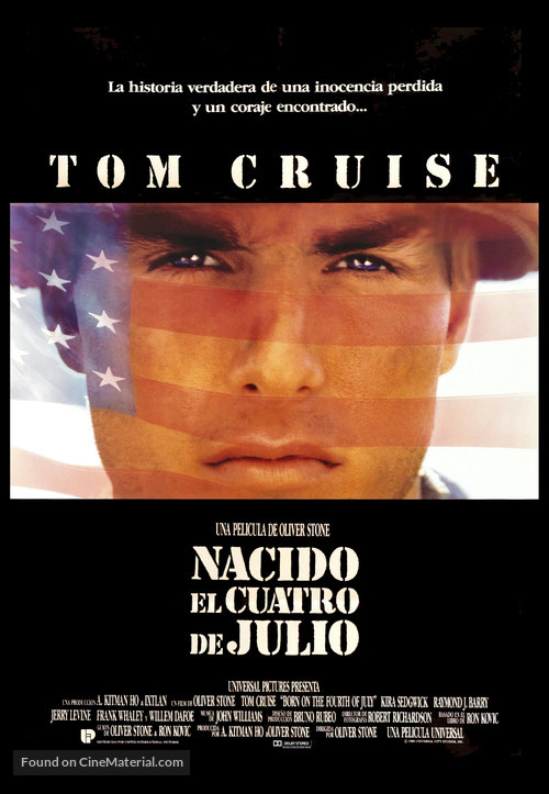 Born on the Fourth of July - Spanish Movie Poster