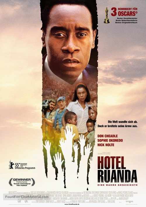 Hotel Rwanda - German Movie Poster