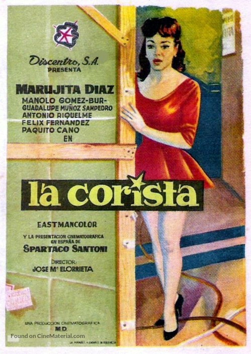 La corista - Spanish Movie Poster