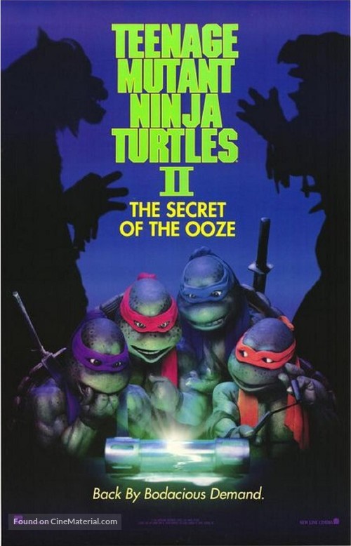 Teenage Mutant Ninja Turtles II: The Secret of the Ooze - Movie Poster