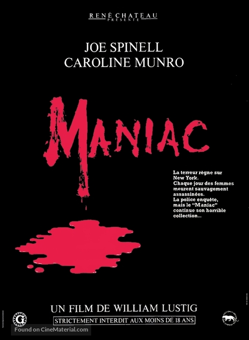 Maniac - French Movie Poster