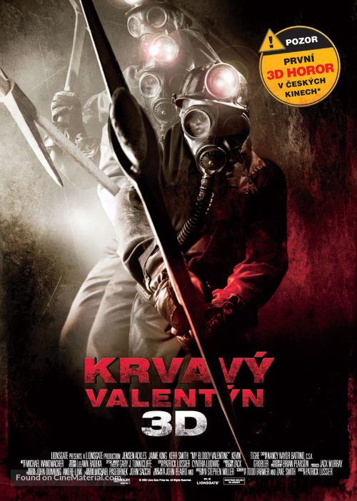 My Bloody Valentine - Czech Movie Poster