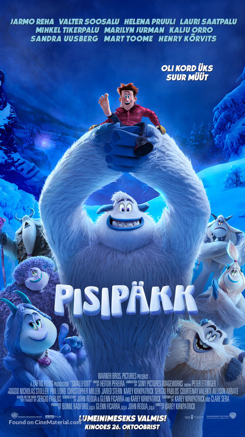 Smallfoot - Estonian Movie Poster