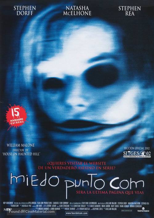 FearDotCom - Spanish Movie Poster