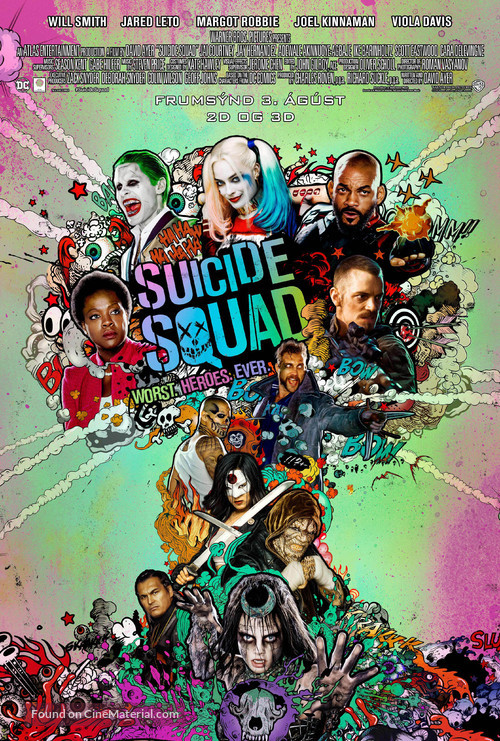 Suicide Squad - Icelandic Movie Poster