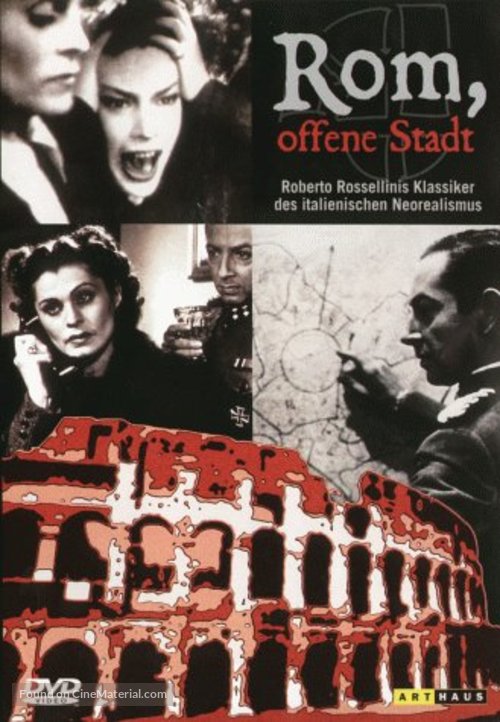 Roma, citt&agrave; aperta - German DVD movie cover