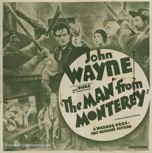 The Man from Monterey - Re-release movie poster