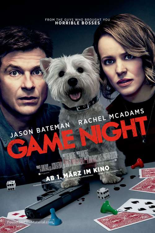 Game Night - Swiss Movie Poster
