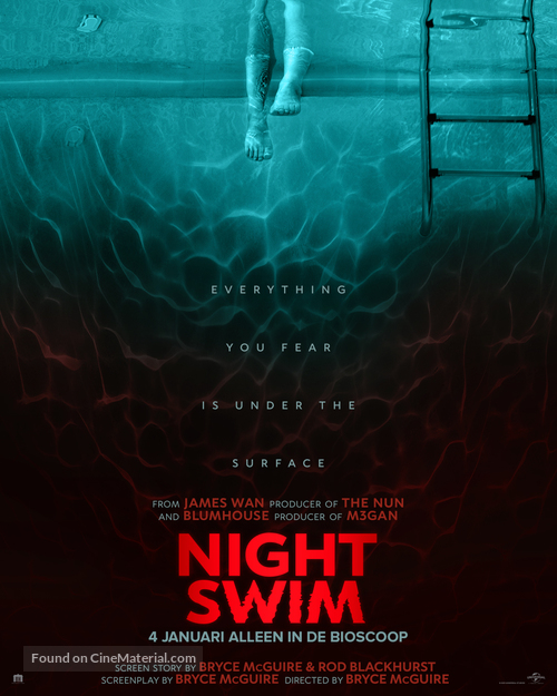 Night Swim - Dutch Movie Poster