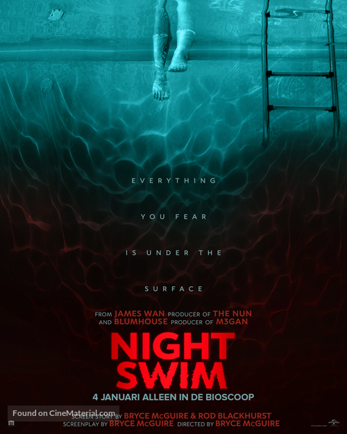 Night Swim - Dutch Movie Poster