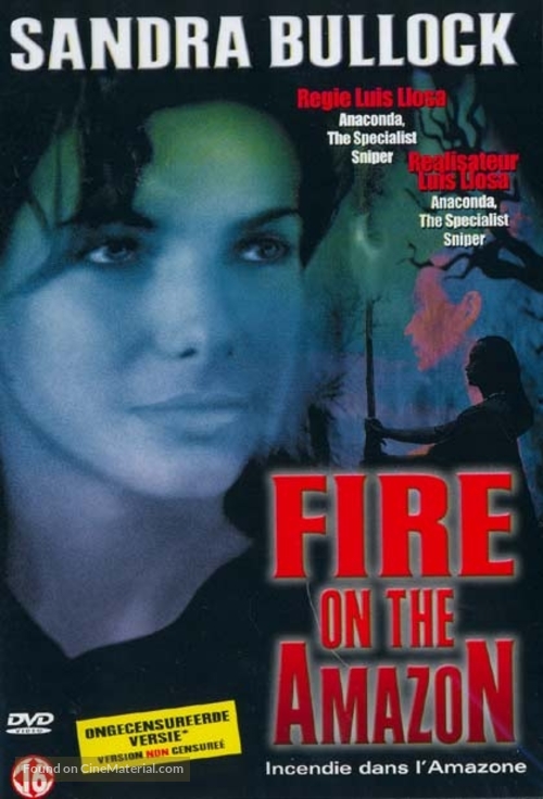 Fire on the Amazon - Dutch DVD movie cover