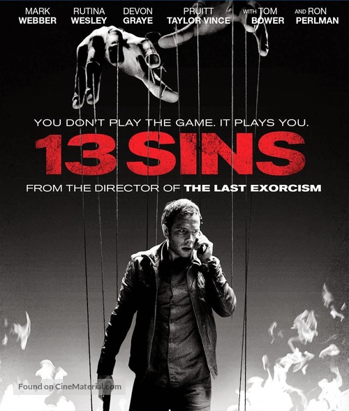 13 Sins - Blu-Ray movie cover