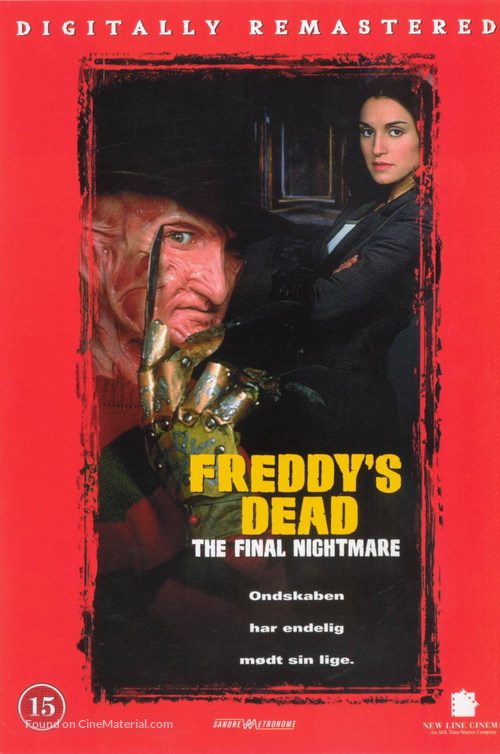 Freddy&#039;s Dead: The Final Nightmare - Danish Movie Cover