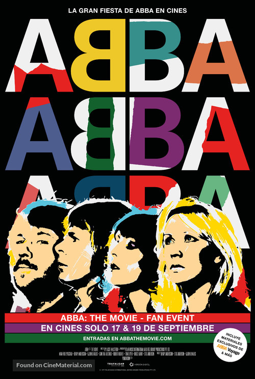 ABBA: The Movie - Spanish Movie Poster